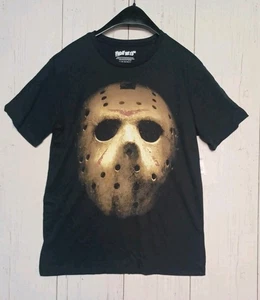 Friday the 13th Men's Graphic Tee with Short Sleeves, Black Size M(38/40) - Picture 1 of 5