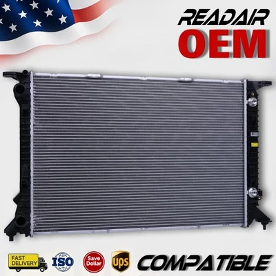 Aluminum Radiator For Audi A4 A5 A6 Quattro Q5 2.0L L4 3.0L 3.2L V6 DPI13188 - Image 1 of 4