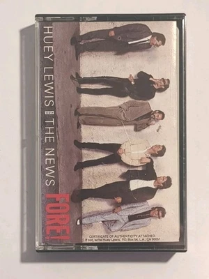 Huey Lewis and The News - Fore! - Cassette (1986, Chrysalis) OVT 41534 - Used - Image 1 of 4