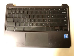 790001-001 788699-001 HP 11 G4 Chromebook Palmrest Keyboard w/ Touchpad COMPLETE - Picture 1 of 5