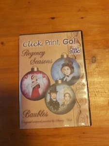 CLICK, PRINT,GO-REGENCY SEASONS-BOUBLES BY MY CRAFT STUDIO-PC CD-ROM-UNPLAYED - Zdjęcie 1 z 1