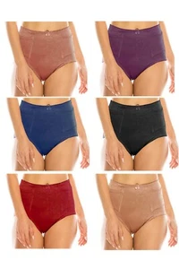 Lot of 6 Panties Jennifer Satin Girdle With Dual Pockets Size S M L XL 69083 - Picture 1 of 3
