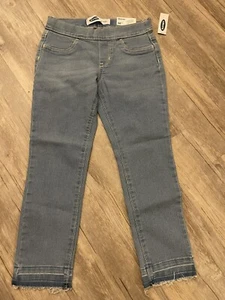 NWT Old Navy Girls Skinny Crop Denim Size Medium 8 - Picture 1 of 4