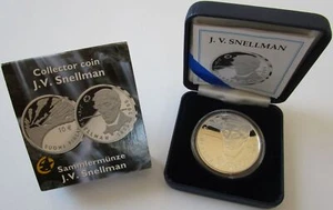 Finland 10 Euro 2006 Eurostar Johan Vilhelm Snellman Silver Proof - Picture 1 of 3