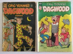 Dagwood Comics #34, 35 (1953) Blondie, Chic Young Tom Sims Golden Age Complete! - Picture 1 of 10
