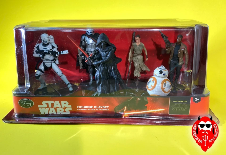 Disney Star Wars The Force Awakens Figurine Set Bb8 Rey Kylo Ren