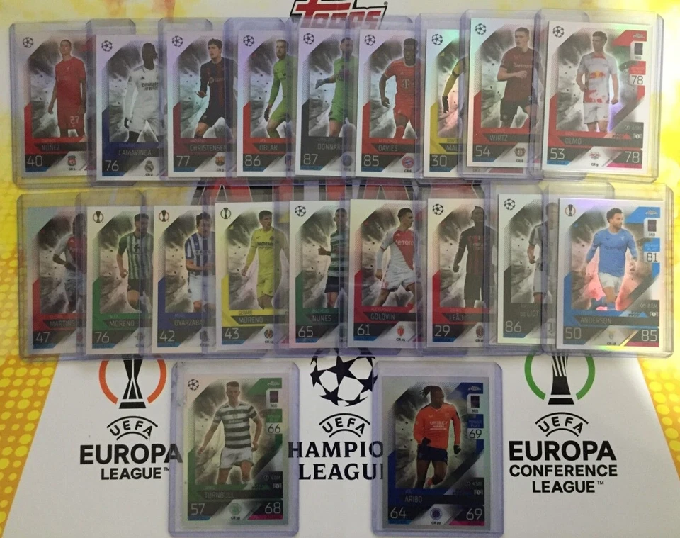 Topps Match Attax UCL 2022/23 - CHROME PREVIEW CR 💥 FULL SET 💥 CR1 to CR20 💥 - Image 1 of 1