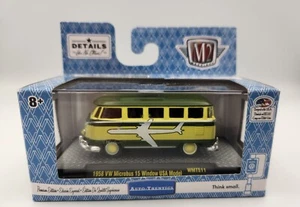 M2 MACHINES AUTO-THENTICS 1958 VW MICROBUS 15 WINDOW USA MODEL WMTS11 NIB - Picture 1 of 6