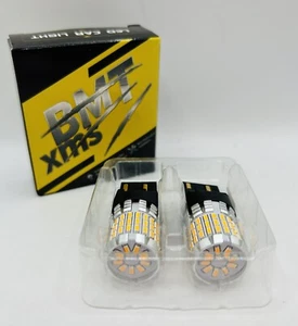 LED Running Lights – 2-Pack Amber 7443 Ultra Bright Bulbs for T20 Socket - Bild 1 von 4