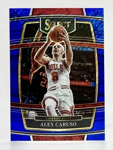 2021-22 Panini Select Concourse Blue Shimmer Prizm #9 Alex Caruso Chicago Bulls - Picture 1 of 2