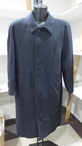 IVAN BARDINI CAPPOTTO MISTO CASHMERE usato Uomo Man Blu Tg 54 PGC370PI - Picture 1 of 7