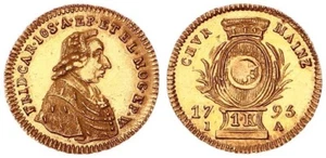 Erzbistum Mainz 1/4 Dukat Gold 1795 Friedrich Karl Joseph von Erthal   121298 - Bild 1 von 1