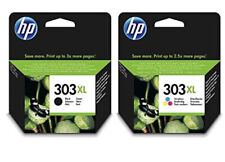 HP 303XL Noir et HP 303XL Tricolore Cartouches d'encre d'origine Date 2025
