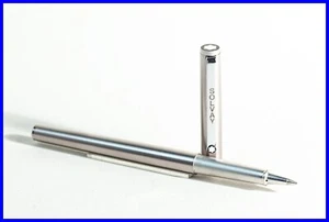MONTBLANC SL Triple Star - Stainless STEEL Rollerball Pen - 1990 - advert. - Picture 1 of 7