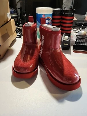 Ugg Mujer Clásico Transparente Mini Impermeable Tobillo Invierno Botas Zapatos Foto 1 de 4