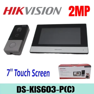 Hikvision DS-KIS603-P(C) WiFi POE IP Video Intercom Kit Doorbell Door Station DE - Picture 1 of 14