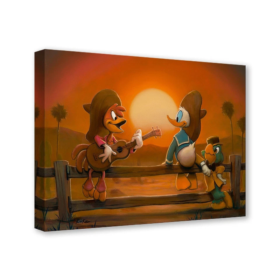Sunset Song 12Hx16L Disney Fine Art by Rob Kaz - Image 1 of 1