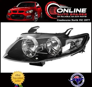 Headlight LEFT fit Ford FG G6 G6E Falcon XT MK F6 BLACK 2008-14 head light turbo - Picture 1 of 2