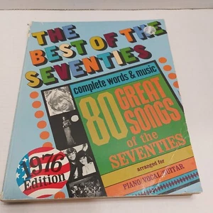The Best of The Seventies Great Songs of 70s Piano Guitar Vocal Piani Guitar - Picture 1 of 8