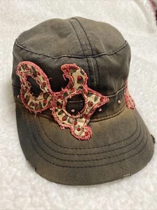 Sombrero ""Weathered"" de la Universidad de Oklahoma ""Military Fatigue"" Ladie ""Colección Otto - Imagen 1 de 5