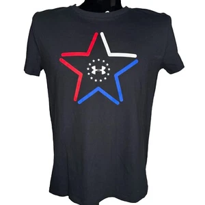 UNDER ARMOUR Shirt Mens Large Black Classic Tee Workout Moisture Wicking Gym UA - Picture 1 of 8