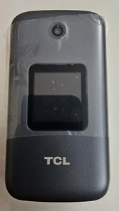 TCL Flip Phone 4056S Verizon KaiOS 3.0 Unlocked Basic Cell Phone Camera Black - Afbeelding 1 van 11