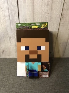 Minecraft Steve Disguise Move A Mask Buddies Adjustable Toy Mask Dress Up Party - Picture 1 of 3