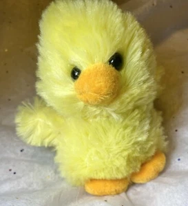 Kleine gelbe Ente Plüschtier süßes Stofftier - Bild 1 von 3