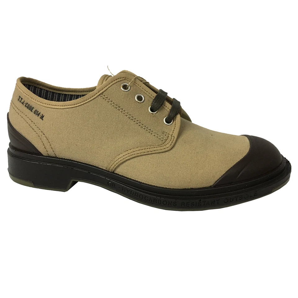 PEZZOL 1951 scarpa uomo in canvas beige e gomma mod MONSTER 014FZ-51 - Immagine 1 di 4
