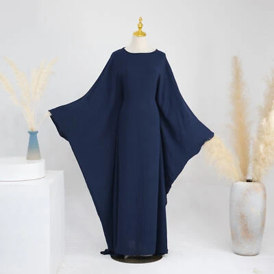 Ramadan Women Oversized Abaya Muslim Prayer Robe Turkey Kaftan Long Maxi Dress - Image 1 of 4