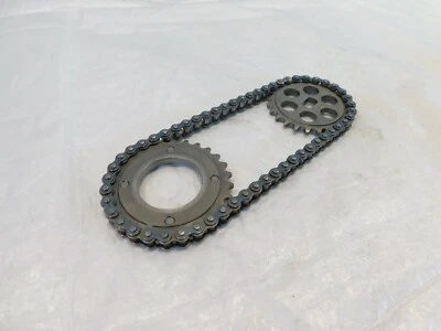 1990-1998 Honda PC800 Pacific Coast 800 Engine Motor Oil Pump Drive Gear & Chain - Изображение 1 из 4
