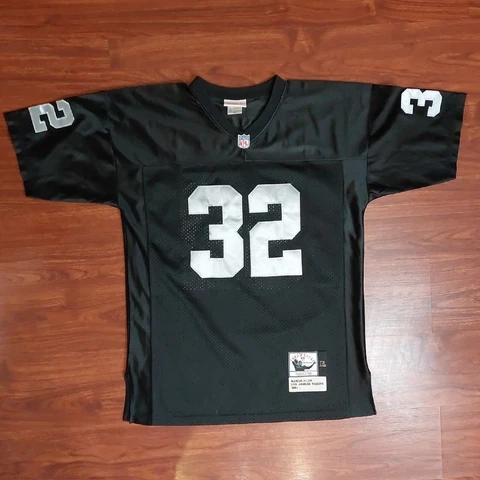 Marcus Allen Los Angeles Raiders 1984 Mitchell & Ness Throwback Jersey Size 54 Cover