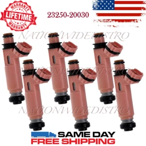 6x OEM Denso Fuel Injectors for 2002-2003 Lexus ES300 3.0L V6 23250-20030 - Picture 1 of 10