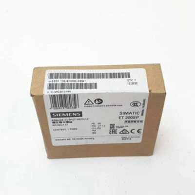 6ES7 135-6HD00-0BA1 NEW SIEMENS 6ES7135-6HD00-0BA1 ET 200SP Analog Output Module - Image 1 of 4