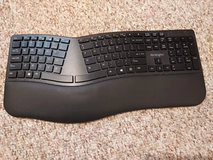 Kensington Pro Fit Ergonomic Wireless Keyboard ONLY Black K75406US Please Read! - Picture 1 of 2
