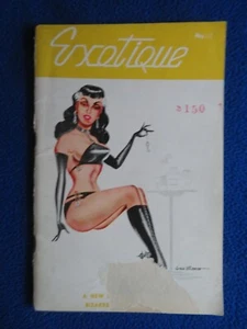 EXOTIQUE #12  GENE BILBREW   BURMEL PUBLISHING   1950's - Bild 1 von 1