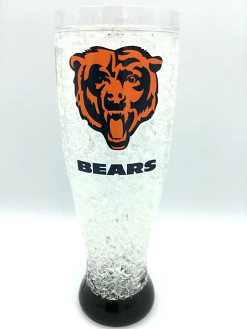 CHICAGO BEARS NFL 16 OZ RED ICE CRYSTAL FREEZER PILSNER BY DUCK HOUSE Cover