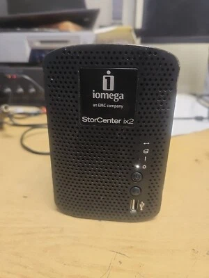 Iomega Storcentre Ix2 NAS 2x Bays Storage with 2 X 1TB HDD. NOT FULLY TESTED. - Image 1 of 4