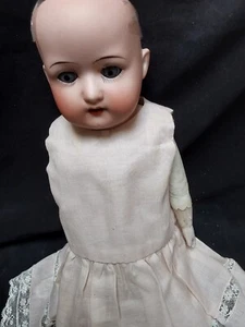 ANTIKE Heubach Koppelsdorf Puppenform 275 Biskuitkopf 17 Zoll/Kinder Lederkörper  - Bild 1 von 12