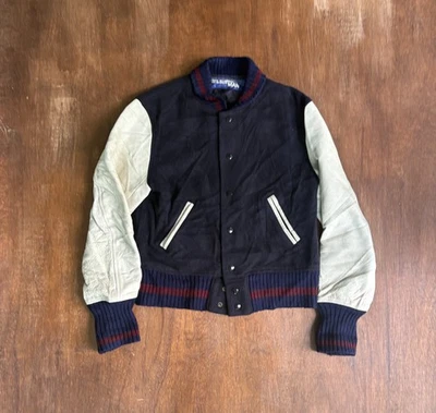 Chaqueta Universitaria Junya Watanabe CDG Hombre 2002 Hecha en Japón Foto 1 de 4