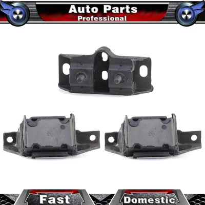 3 PCS Motor and Transmission Mount Kit for Mustang 351 Engine 1968-1973 - Image 1 of 3