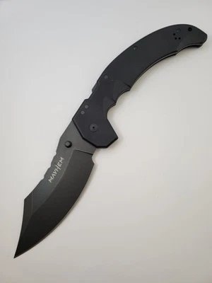 Cuchillo Plegable Cold Steel Blackout Mayhem Edición Limitada Hoja S35VN FL-60DPL-BL Foto 1 de 4