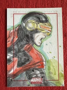 Marvel SketchFEX Sketch Card 2011 Cyclops 1 Of 1 - Bild 1 von 11