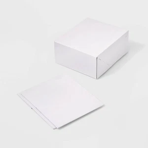 8 China Gift Boxes White 8 1/4" x 7" x 3 1/2" - Wondershop - Picture 1 of 3