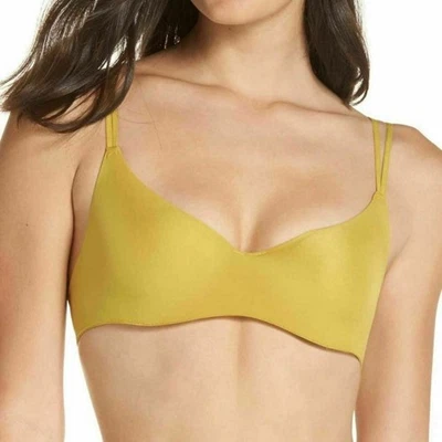 Sujetador Free People Intimately Amarillo Zoey Con Aros Tazas Balconette 34A Nuevo Foto 1 de 4