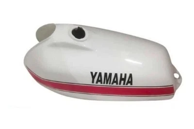 APTO PARA Tanque Yamaha DT 250 DT250 Enduro Pintado Blanco 1975 a 1977 Foto 1 de 4