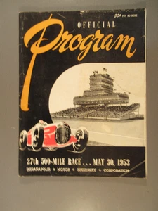 1953 37th Indy 500 Official Program - Picture 1 of 4