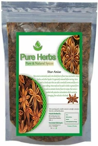 Hierbas puras estrella anís y chakri fool para cocina india - Imagen 1 de 12