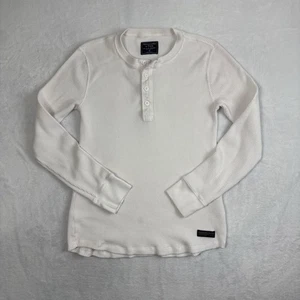 Y2K Abercrombie & Fitch Langarm Waffel Thermo Henley Shirt Damen XS - Bild 1 von 7