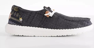 Hey Dude Wendy Damen-Slipper Metallic Glitzer anthrazitgrau Größe 8 - Bild 1 von 5